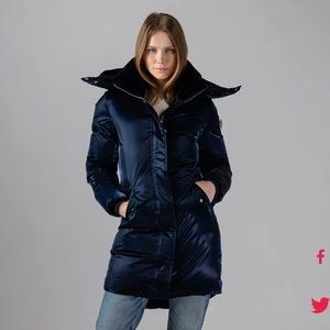 NEW - WOMEN'S PENGUIN LONG COAT (UNQUILTED) - ALL WET NAVY - XL